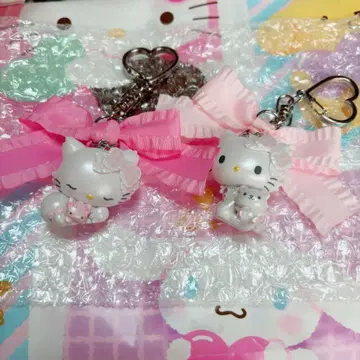 산리오 키티 시크릿 키링 2종 세트