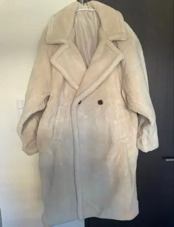 테디베어 코트 오버 사이즈 M