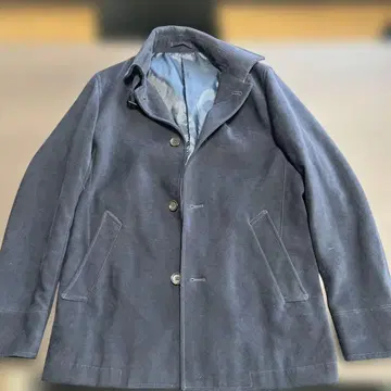 COMME CA ISM 스텐카라 코트 M 사이즈 네이비 컬러