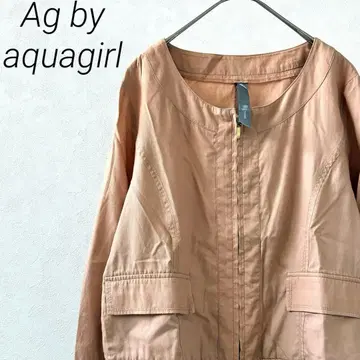 Ag by aquagirl 블루종 크루넥 포켓 부착 겉옷