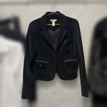 벨로아 짧은 기장 자켓