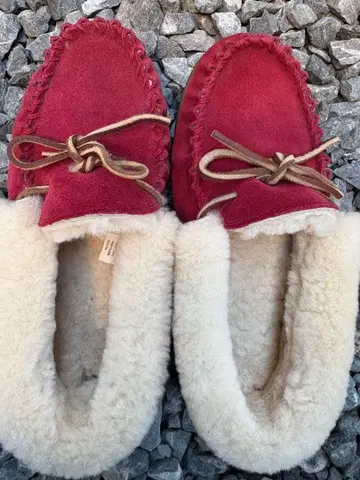 LL.Bean 레드 스웨이드 모카신