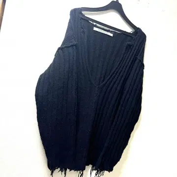 PERVERZE 크러쉬 니트 스웨터 여성용 블랙