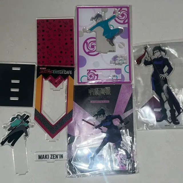 주술회전 젠인 마키 아크릴 스탠드 4종