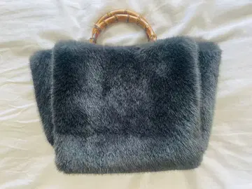 새상품 green label relaxing 대나무 퍼 토트백