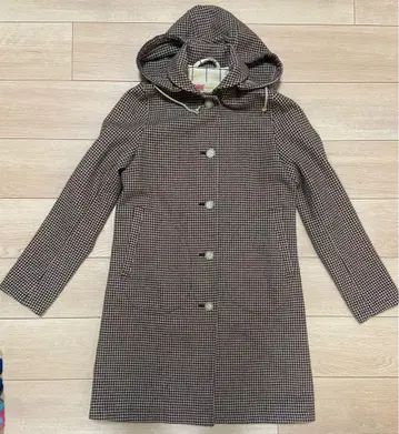 Traditional Weatherwear 체크 무늬 롱 코트 34