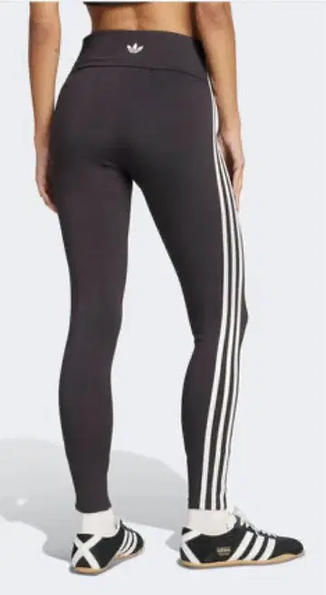 adidas 블랙 스패츠 3라인