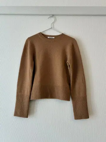 Whim Gazette 브라운 긴팔 스웨터