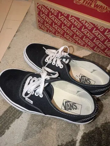 반스 오센틱 블랙 25.5