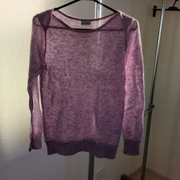 lidah 얇은 소재 보라색 스웨터 루이스 구매