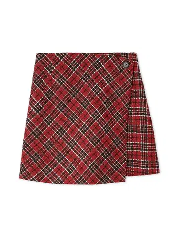 하자품 LILY BROWN 로빙 체크 숏 팬츠