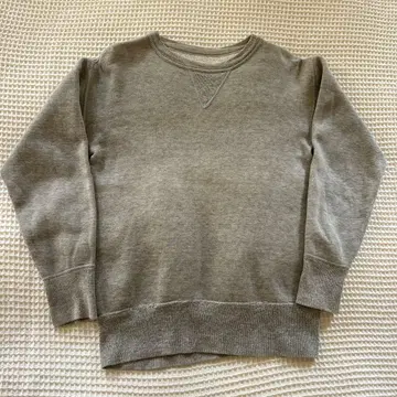 60s 무지 그레이 맨투맨 플레인