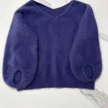 RIVE DROITE 볼륨 슬리브 니트 스웨터 F 사이즈