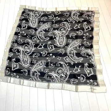 J.G.DUBOIS 실크 스카프 빈티지 대형 110 110