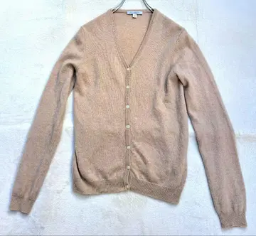 빈티지 유니클로 캐시미어 100% 가디건 V넥 긴팔 S 여성용