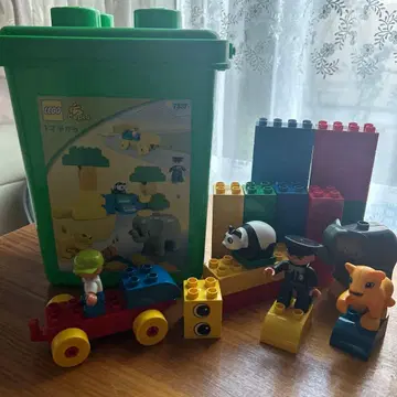 LEGO Duplo 7337 초록색 바구니 동물 경찰관