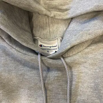 Champion XL 그레이 후드티