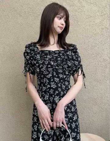 snidel 바리에 프린트 원피스