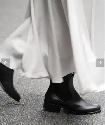 CORSOROMA 사이드 고어 부츠 블랙 24.5cm, 25cm 새상품급