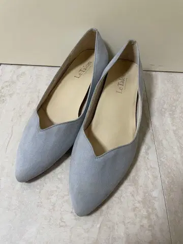 르 탈론 25cm 스웨이드 펌프스