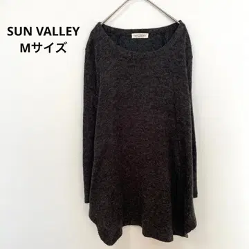 SUN VALLEY 긴팔 니트 차콜 그레이 계열