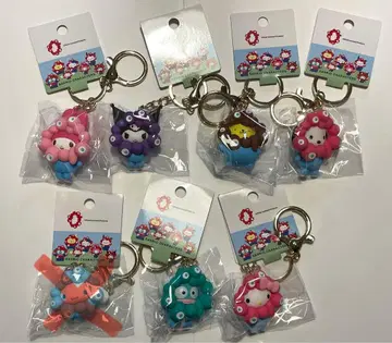 산리오 미야쿠미야쿠 파스텔 키링 6개 세트