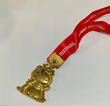 헬로키티 산리오 페스티벌 메달 헤이세이 레트로 당시 금 1