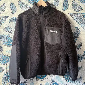 XLARGE 블랙 보아 자켓 M