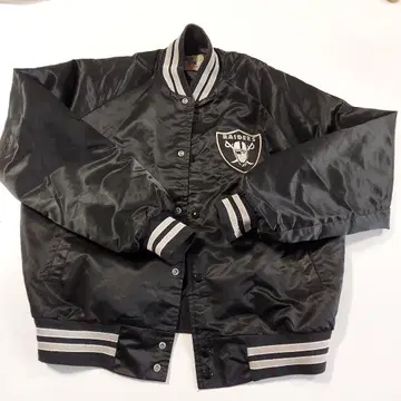 바시티 자켓 Raiders 레이더스 Chalk Line M 사이즈 블랙