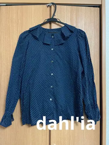 dahl'ia 프릴 블라우스