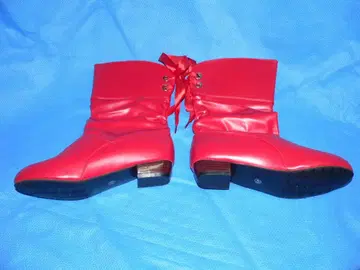 새상품급 빨간색 리본 포함 숏부츠 사이즈 43호 26.5cm