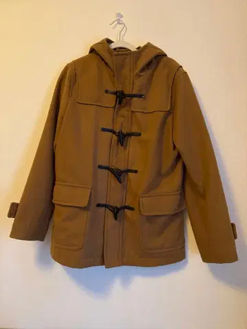 빔스 하트 브라운 더플 코트 M 사이즈