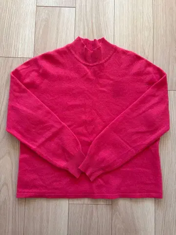 캐시미어 100% 핑크 스웨터 F 사이즈