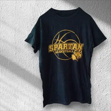 1점 한정 스파르탄 농구 반팔 티셔츠 남성용 키즈