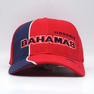 90s 빈티지 바하마 나소 자수 수베니어 캡 리조트
