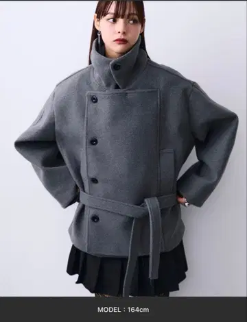 MONOe 울라이크 볼륨 숏코트