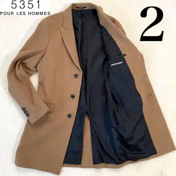5351 POUR LES HOMMES 고품질 체스터 코트 3 버튼