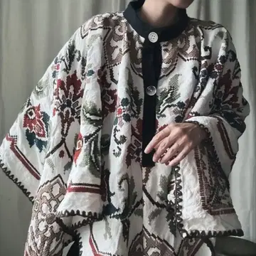 앤티크 크로스 빈티지 판초 구제 의류