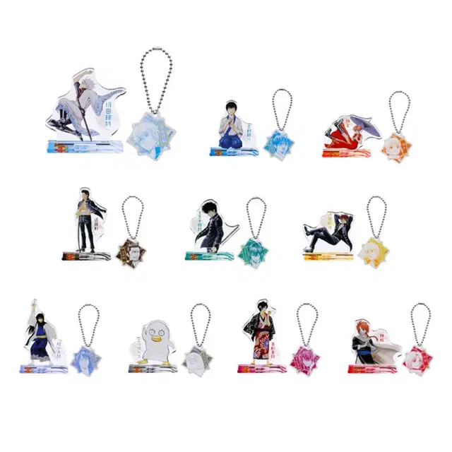 은혼 아크릴 스탠드 & 참 컬렉션