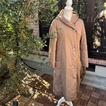 모토마치 제라르 롱 기장 후드 다운 코트