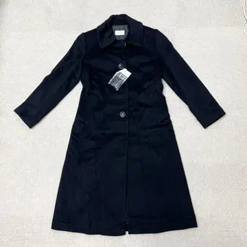 새상품 Otto 롱 코트 블랙 M 사이즈 여성용 캐시미어