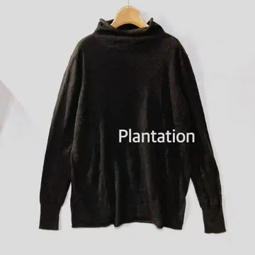 새상품급 플랜테이션 울 하이넥 니트