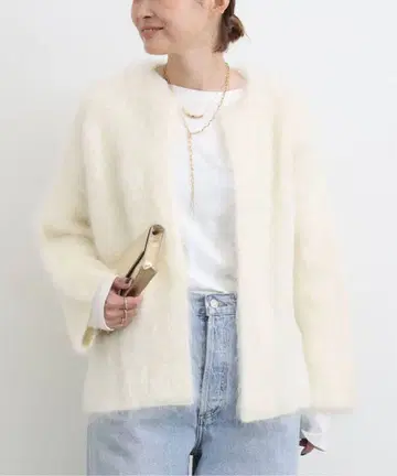 Deuxieme Classe PORTMIX 크루넥 가디건