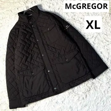McGREGOR 블랙 충전솜 퀼팅 자켓 로고 XL