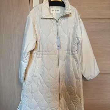 Ray BEAMS 화이트 롱 코트 새상품