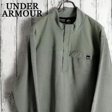 UNDER ARMOUR 언더아머 골프 하프 지퍼 절개 풀오버