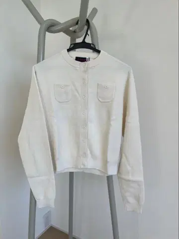 한정 판매 CABaN 코튼 캐시미어 크루넥 가디건