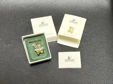 SWAROVSKI 크리스탈 곰 브로치
