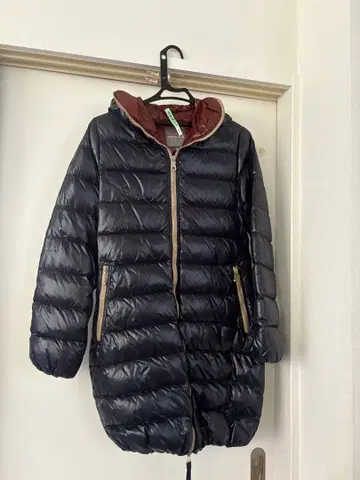 DUVETICA 듀베티카 지퍼 롱 다운 네이비 40 사이즈