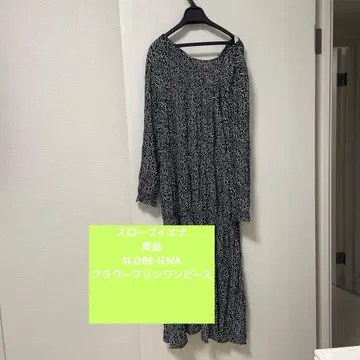 [SLOBE IENA] 새상품급 플라워 푸딩 원피스 여성용